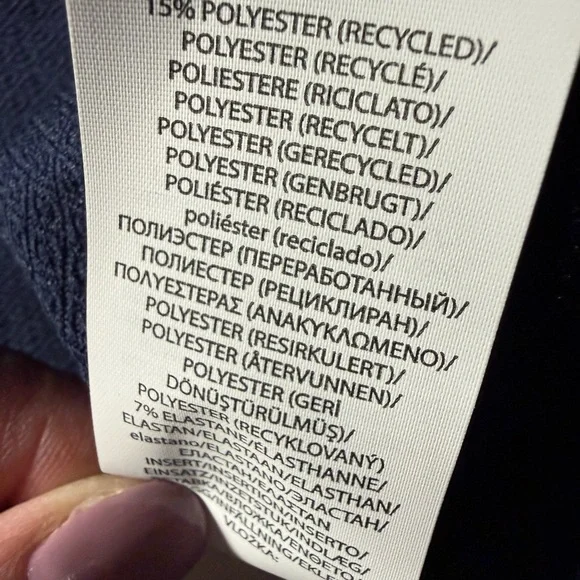 NWT RLX Ralph Lauren Mockneck Techy Terry French Navy Mens L Golf 1/2 Zip $188 - Picture 8 of 8